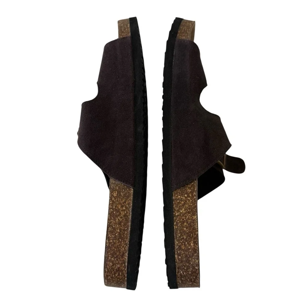 Woodstock Vintage Brand Bert Brown‎ Leather Double  Strap Sandals 11M #S2